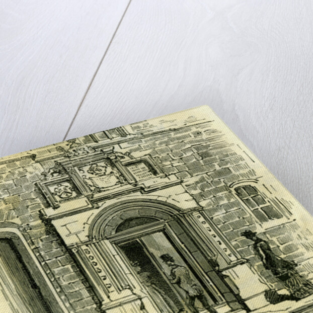 Aberdeen Old Gateway of Trinity Friars 1885 UK by Anonymous