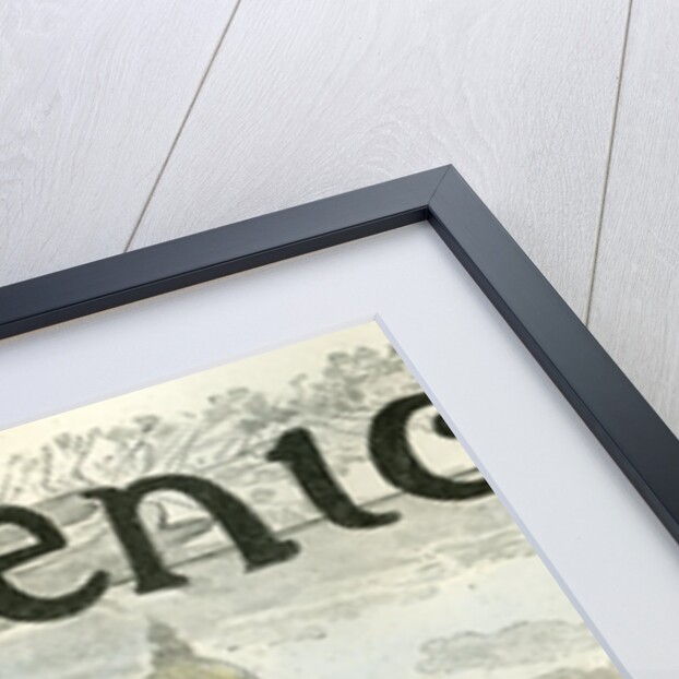 Venice Gondolas at the Station Piazza San Marco 1892 by Anonymous