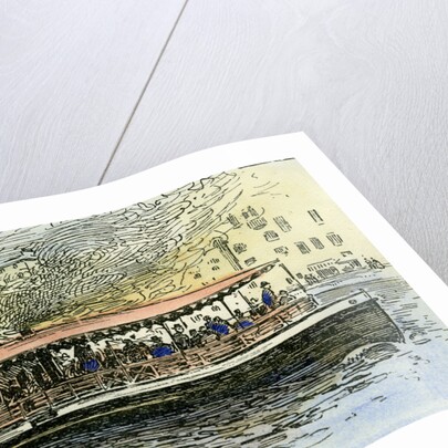 Venice Canal Steamboat Italy 1892 by Anonymous