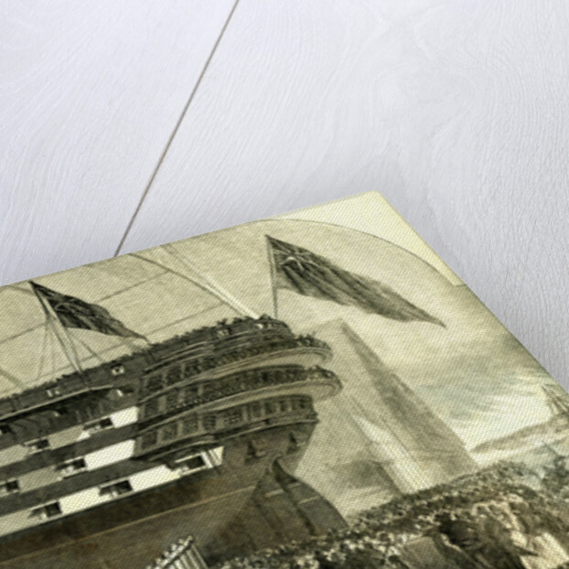 Launch of Hms. Windsor Castle 140 Guns 1852 by Anonymous