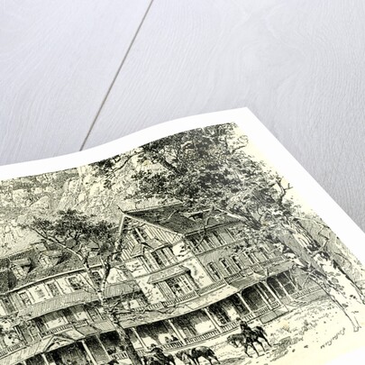 The Stoneman House Yosemite Valley 1891 USA by Anonymous