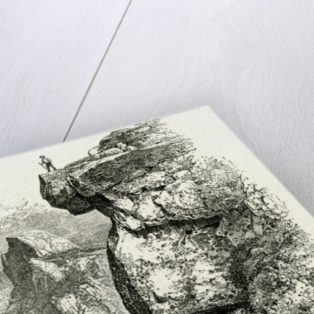 Yosemite Valley Upon Glacier Point USA 1891 by Anonymous