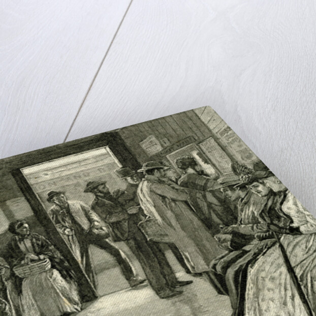 To Chicago Via Niagara: A Wayside Railway Depot 1891 USA by Anonymous