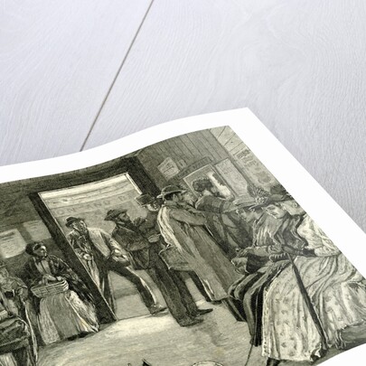 To Chicago Via Niagara: A Wayside Railway Depot 1891 USA by Anonymous