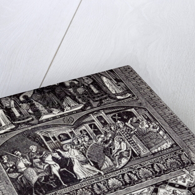 Rome Italy 1875 Legend of St. Alexius: Fresco of the Tenth Century by Anonymous