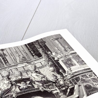 Rome Italy 1875 Altar and Monument of St. Cecilia by Anonymous