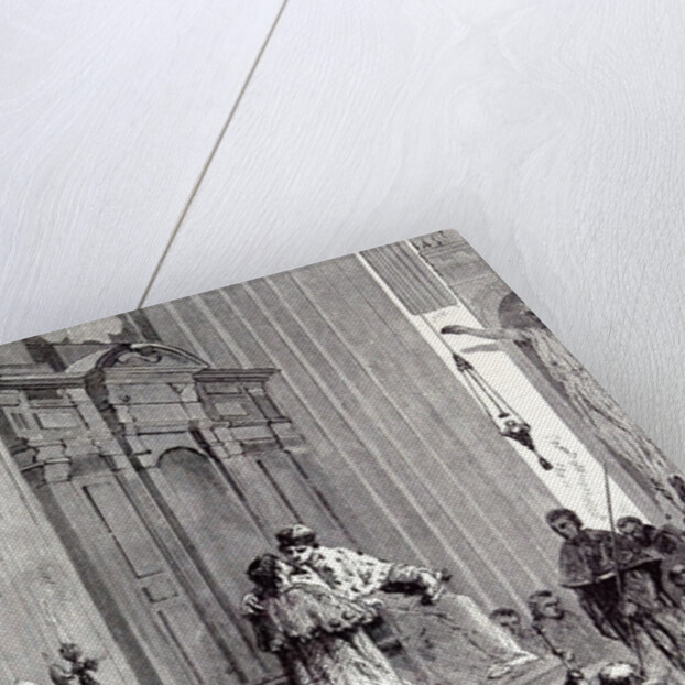 Rome Italy 1875 The Grand Penitentiary at St. Peter's by Anonymous