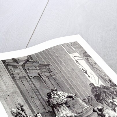 Rome Italy 1875 The Grand Penitentiary at St. Peter's by Anonymous