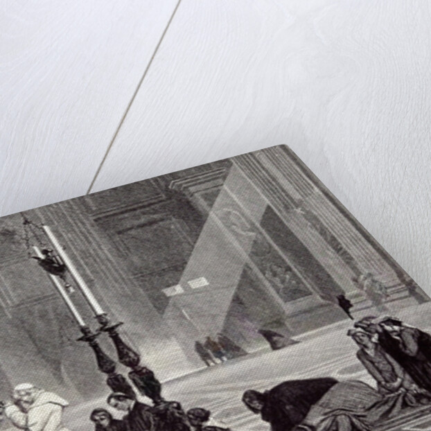 Rome Italy 1875 The Pope at the Feet of St. Peter by Anonymous