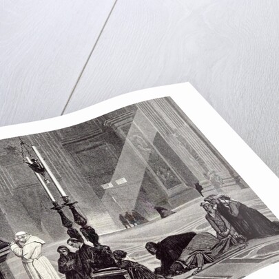 Rome Italy 1875 The Pope at the Feet of St. Peter by Anonymous