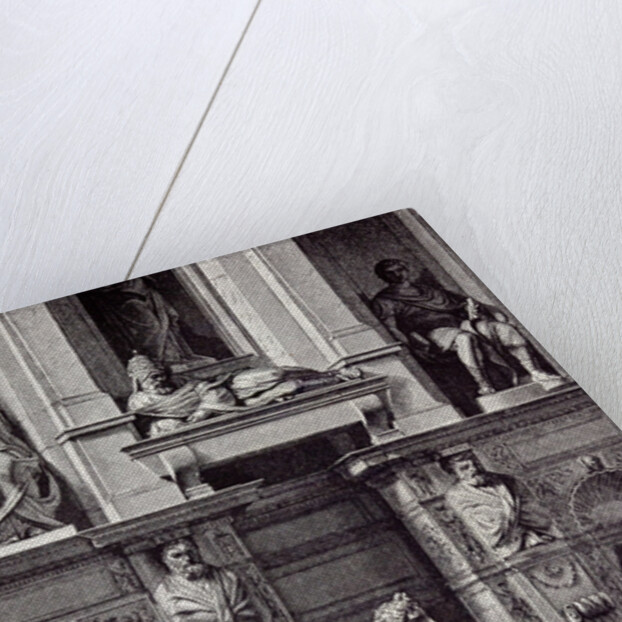 Rome Italy 1875 Mausoleum of Julius II. The Moses of Michelangelo by Anonymous