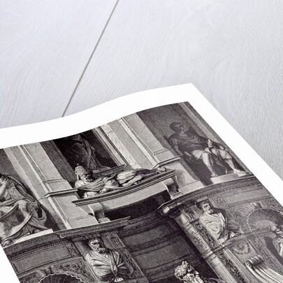 Rome Italy 1875 Mausoleum of Julius II. The Moses of Michelangelo by Anonymous