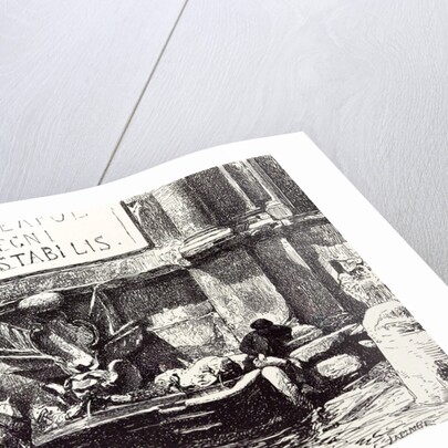 Rome Italy 1875 Fountain at the Villa of Pope Julius III by Anonymous