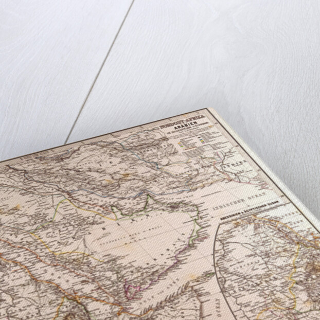 Arabia North East Africa Map by Anonymous