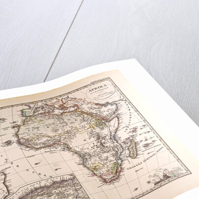 Africa Map 1874 Gotha Justus Perthes Atlas by Anonymous