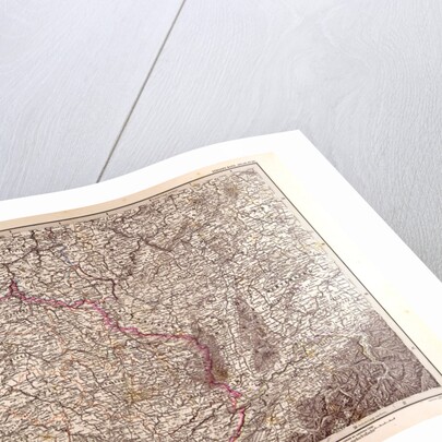 France Map 1874 by Anonymous