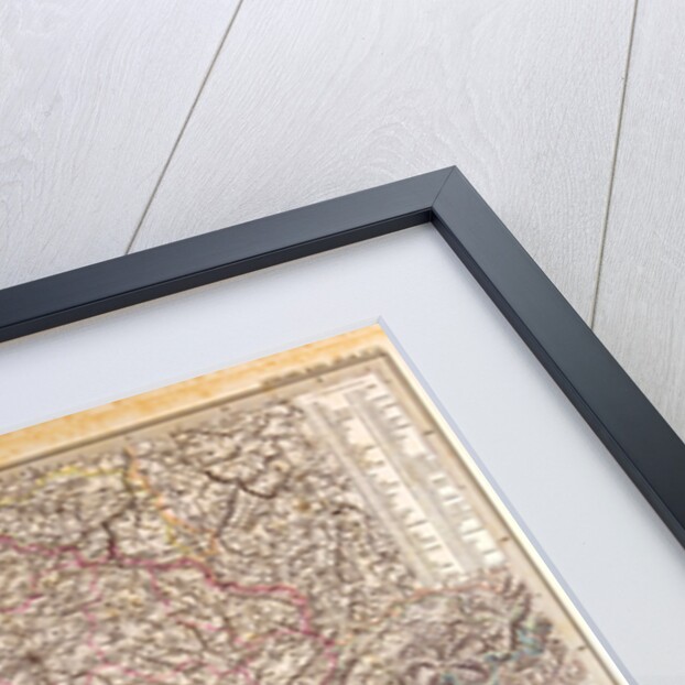 France Map 1874 by Anonymous