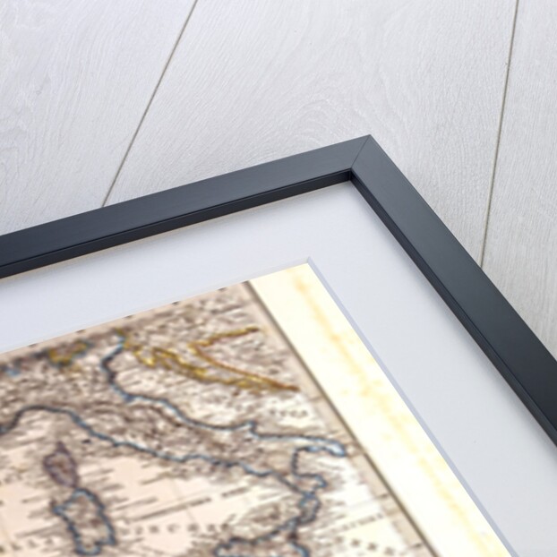 Mediterranean Sea Map by Anonymous