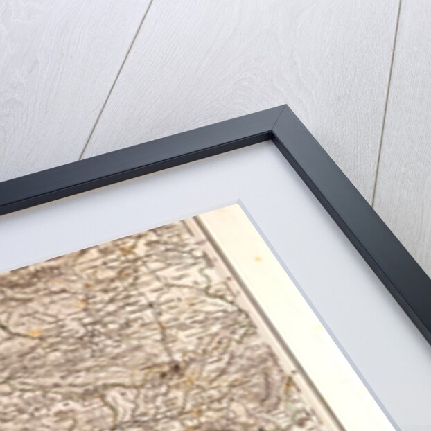 Spain Portugal Map by Anonymous