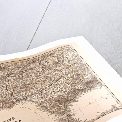 Spain Portugal Map by Anonymous