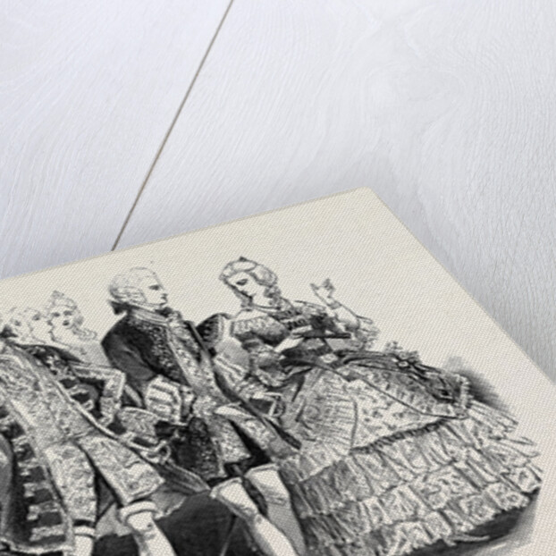 Her Majesty's Costume Ball; Baroness Brunow; Duchess of Kent; Viscount Sydney, Duke of Norfolk; Austrian Ambassadress by Anonymous