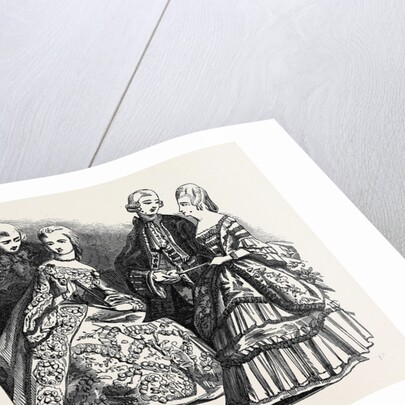 Her Majesty's Costume Ball, Duchess of St. Albans, Viscount Villiers, Duchess of Sutherland, Viscount Castlereagh, Lady Peel, Duke of St. Albans by Anonymous