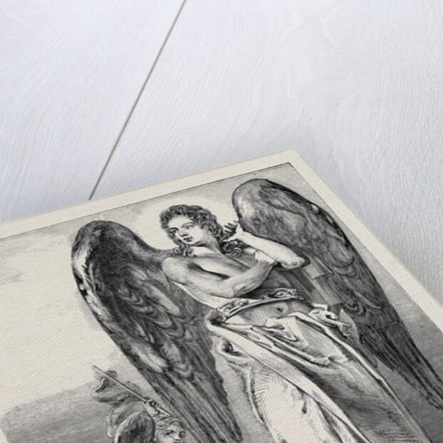 Uriel and Satan, from the Exhibition of the Royal Academy by Anonymous