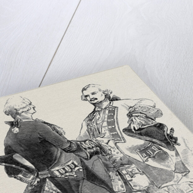Costumes of Colonel Dawson Damer and the Prince of Leiningen by Anonymous