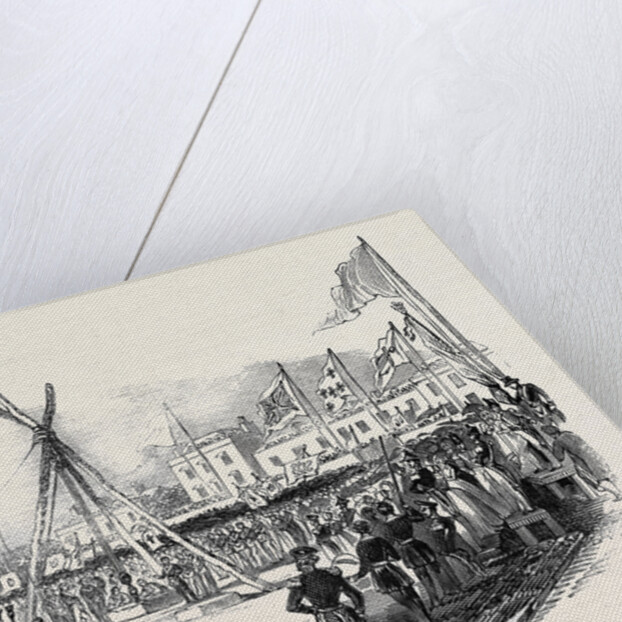 Laying the Foundation Stone of the Royal British Female Orphan Asylum, at Devonport by Anonymous