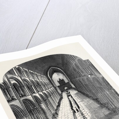 Funeral of the Bishop of Ely, in Ely Cathedral. by Anonymous