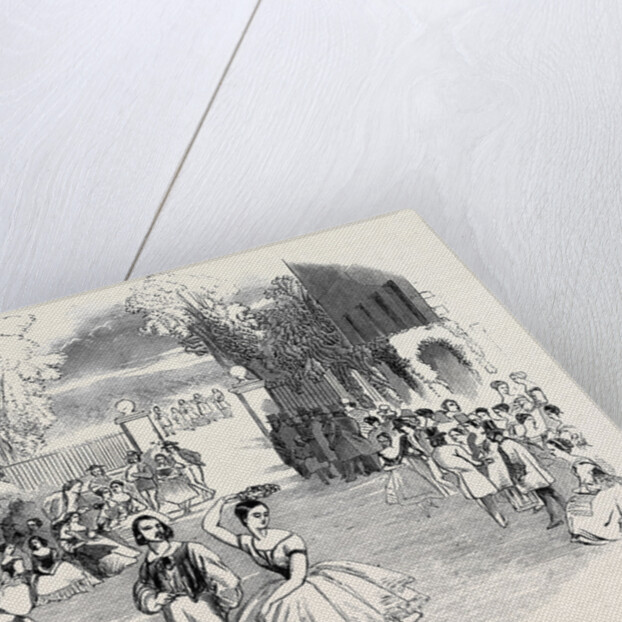 Scene from the Ballet of Robert and Bertrand, at Drury Lane Theatre by Anonymous