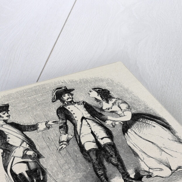 Scene from the Brigadier, at the Princess' Theatre. by Anonymous