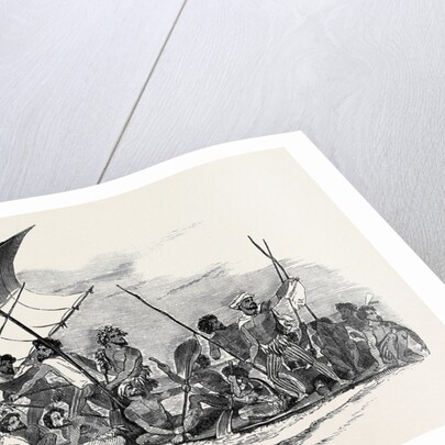 Raft of Gambier Islanders by Anonymous