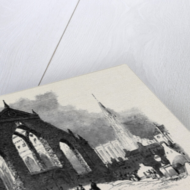 Ruins of Greyfriars Church, Edinburgh. by Anonymous