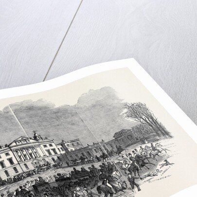Badminton House, and the Lawn, on Saturday Morning, Feb. by Anonymous