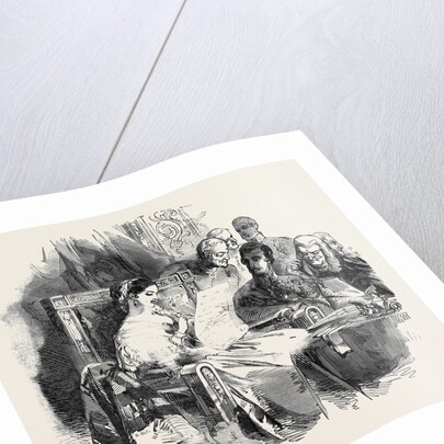 Her Majesty Pricking the Sheriffs' Roll. by Anonymous
