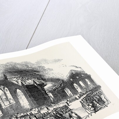 Burning of Greyfriars' Church. by Anonymous