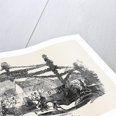 The Queen's Visit to Strathfieldsaye, Her Majesty Passing Through Bracknell by Anonymous
