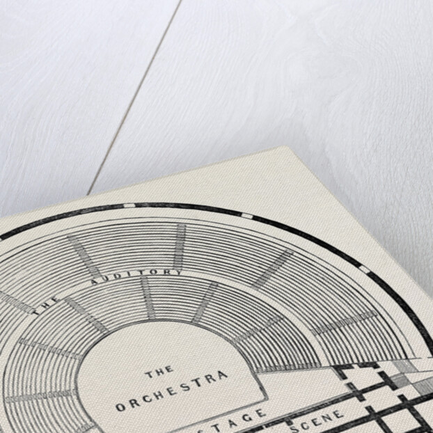 Plan of a Greek Theatre. by Anonymous