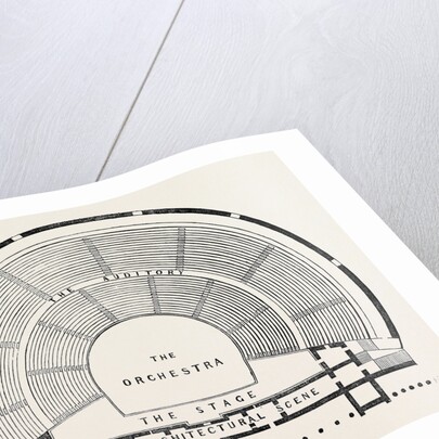 Plan of a Greek Theatre. by Anonymous