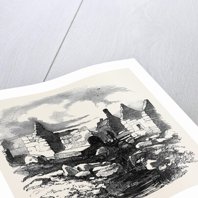 Ruins in the Village of Carihaken, County of Galway by Anonymous
