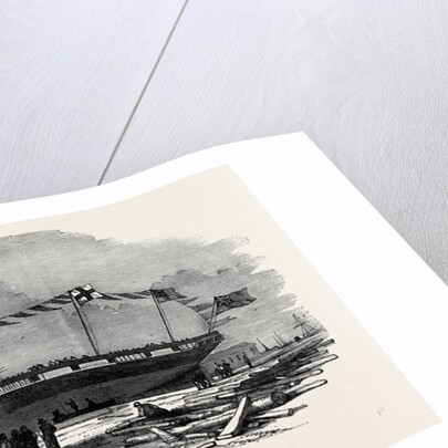 Launch of the Earl of Hardwicke, Whaling Ship, at Cowes by Anonymous