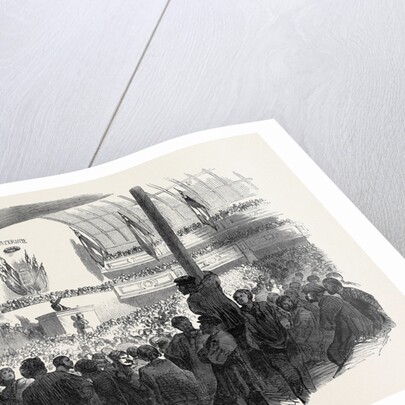 Electoral Meeting in the Salle Martel, Paris by Anonymous