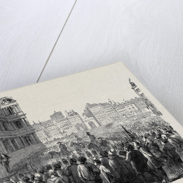 Proclamation of the Successful Candidates for the Department of the Seine, at the Hotel De Ville, Paris by Anonymous