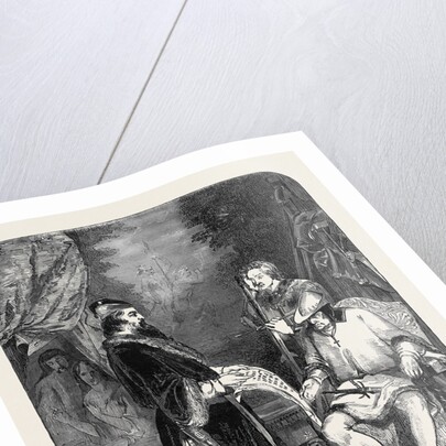 Exhibition of the National Institution, No. 45, Galliotti, the Astrologer, Showing Louis Xi the First Specimen of Printing. by Anonymous