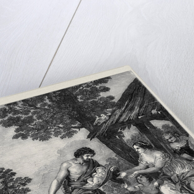 The Finding of Romulus and Remus from the Picture by Pietro Da Cortona by Anonymous