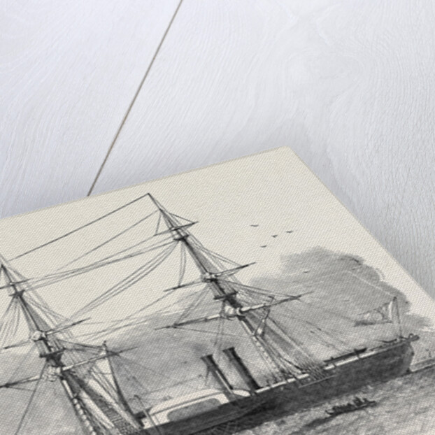 The War Steamer Governole, Built for the Sardinian Government by Anonymous