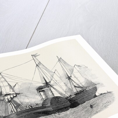 The British Mail Steamship Asia by Anonymous