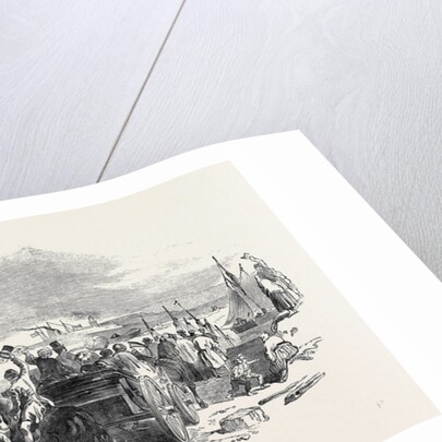 Departure of the Viceroy Steamer from the Dock Quay, Galway by Anonymous