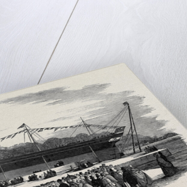 Launch of the Pelican, Steamship, at Cork by Anonymous